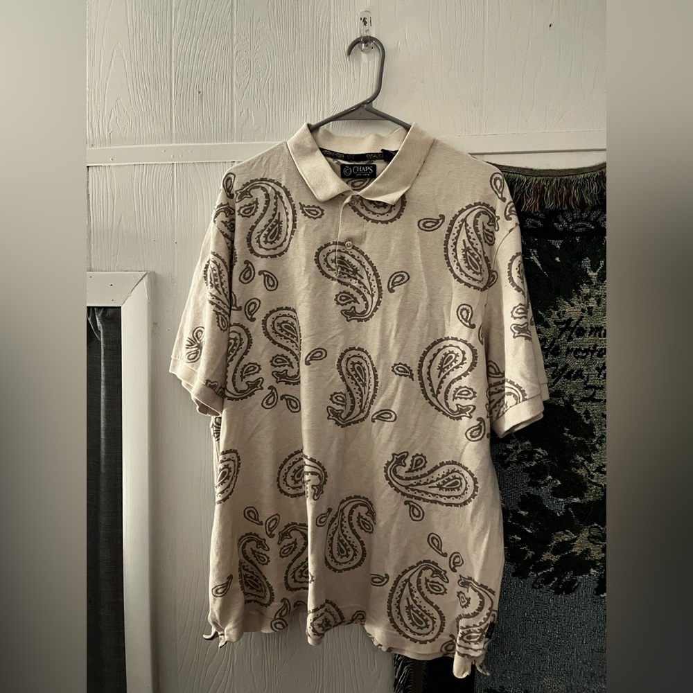 Chaps Paisley Polo